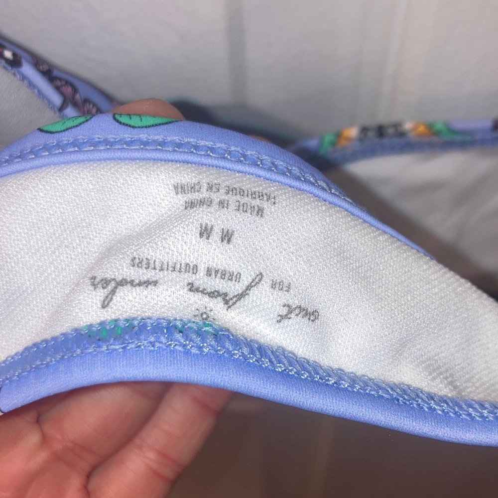 Urban Outfitters Blue Butterfly Bikini Top - Picture 3 of 4